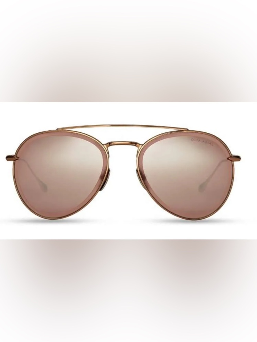 DITA Axial Titanium Rose Gold Aviator Sunglasses